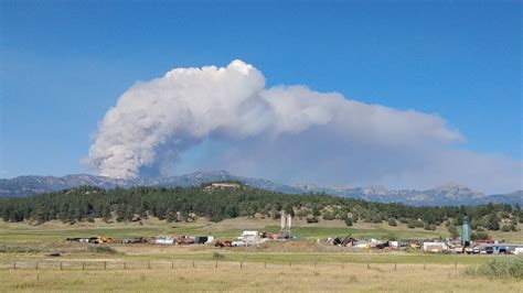 Two wildfires burning in southwestern Colorado north of Pagosa Springs